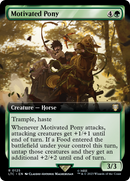 Motivated Pony (Extended Art) (LTC-125) [Tales of Middle-earth Commander]