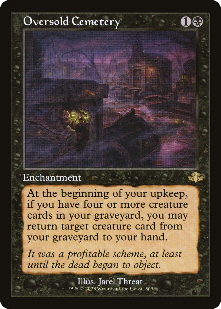 Oversold Cemetery (DMR-309) [Dominaria Remastered]