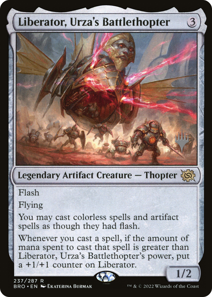 Liberator, Urza's Battlethopter (PPBRO-237) [Promo Pack: The Brothers' War Promos]