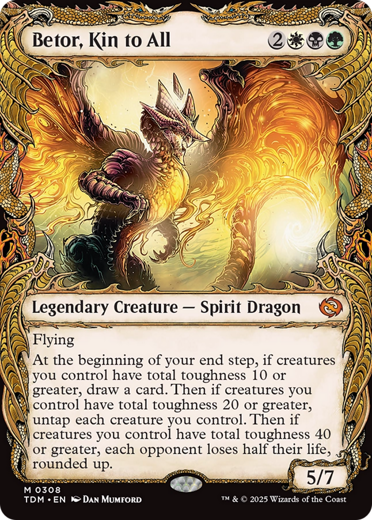Betor, Kin to All (TDM-308) [Tarkir: Dragonstorm]: (Showcase)