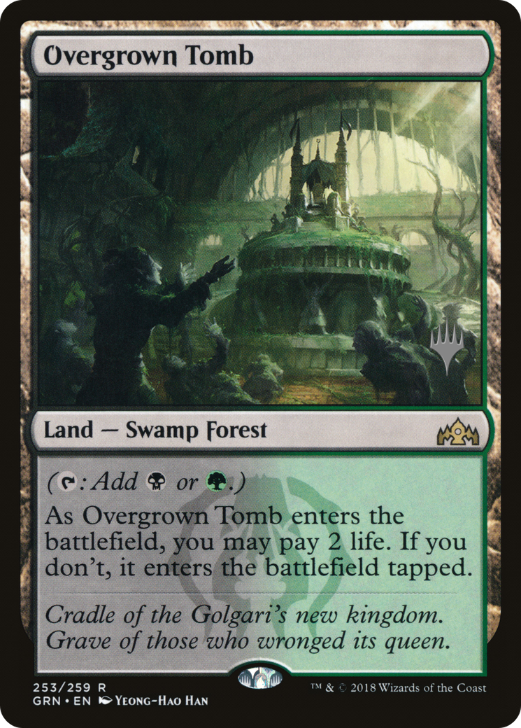 Overgrown Tomb (PPELD-253P) [Guilds of Ravnica Promos]