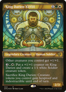 King Darien XLVIII (Textured Foil) (DMU-344) (Showcase) [Dominaria United] Foil