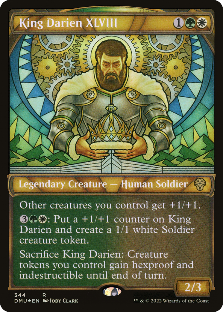 King Darien XLVIII (DMU-344) [Dominaria United]: (Showcase) Foil