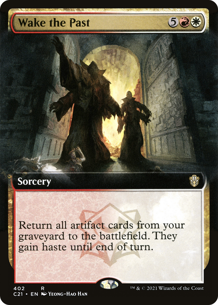 Wake the Past (C21-402) [Commander 2021]: (Extended Art)