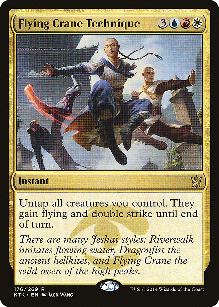 Flying Crane Technique (KTK-176) [Khans of Tarkir]