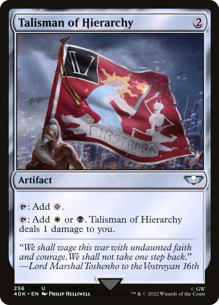Talisman of Hierarchy (40K-256) [Warhammer 40,000 Commander]
