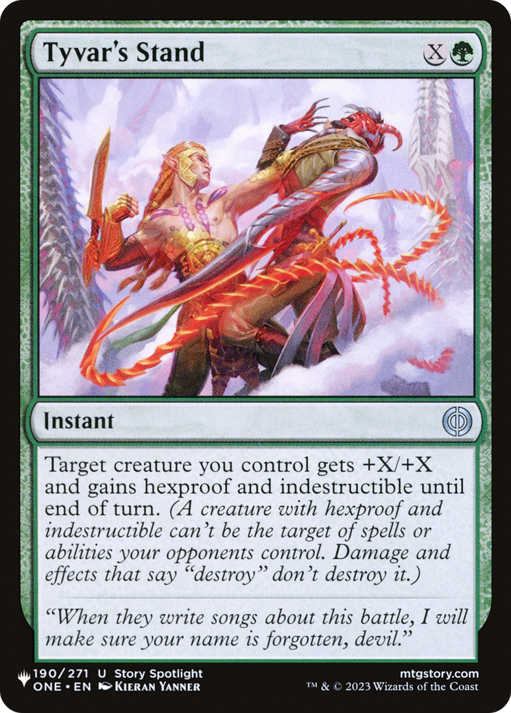 Tyvar's Stand (LIST-ONE-190) [The List]
