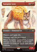 Sunspine Lynx (BLB-292) [Bloomburrow]: (Showcase) (Borderless) Foil