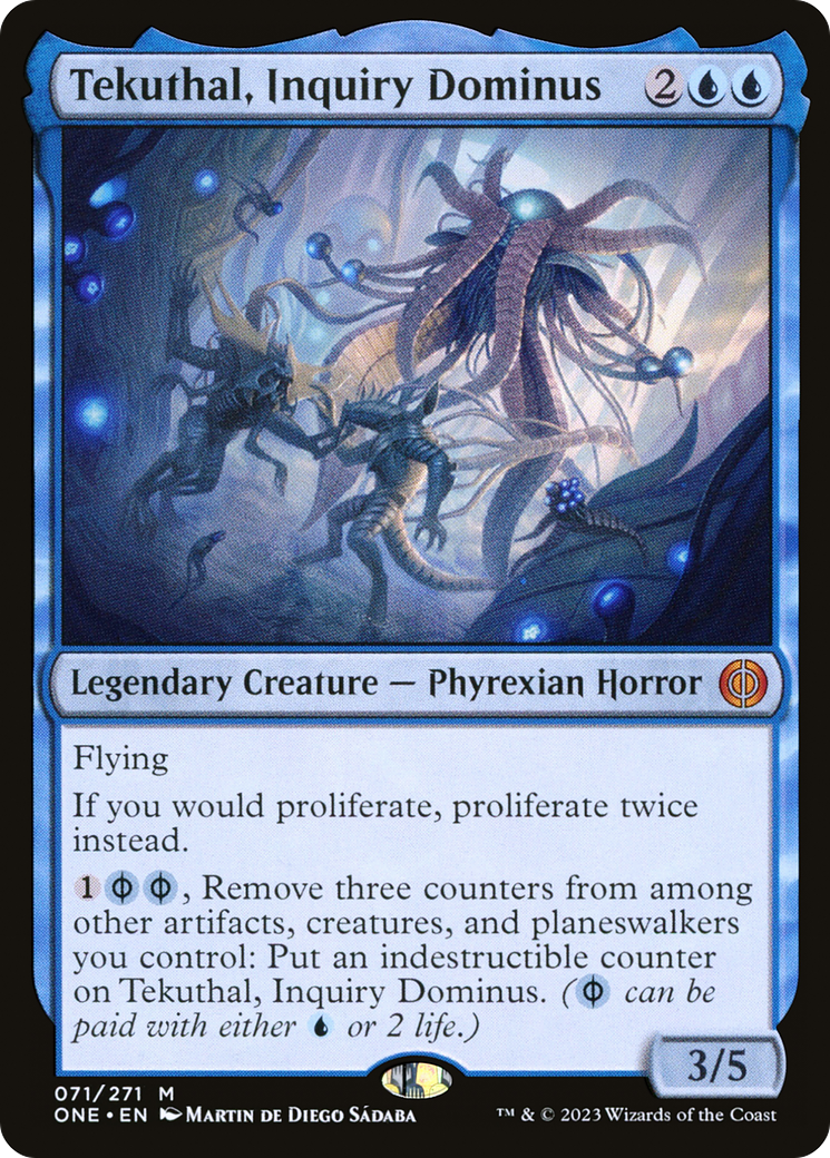 Tekuthal, Inquiry Dominus (ONE-071) [Phyrexia: All Will Be One] Foil