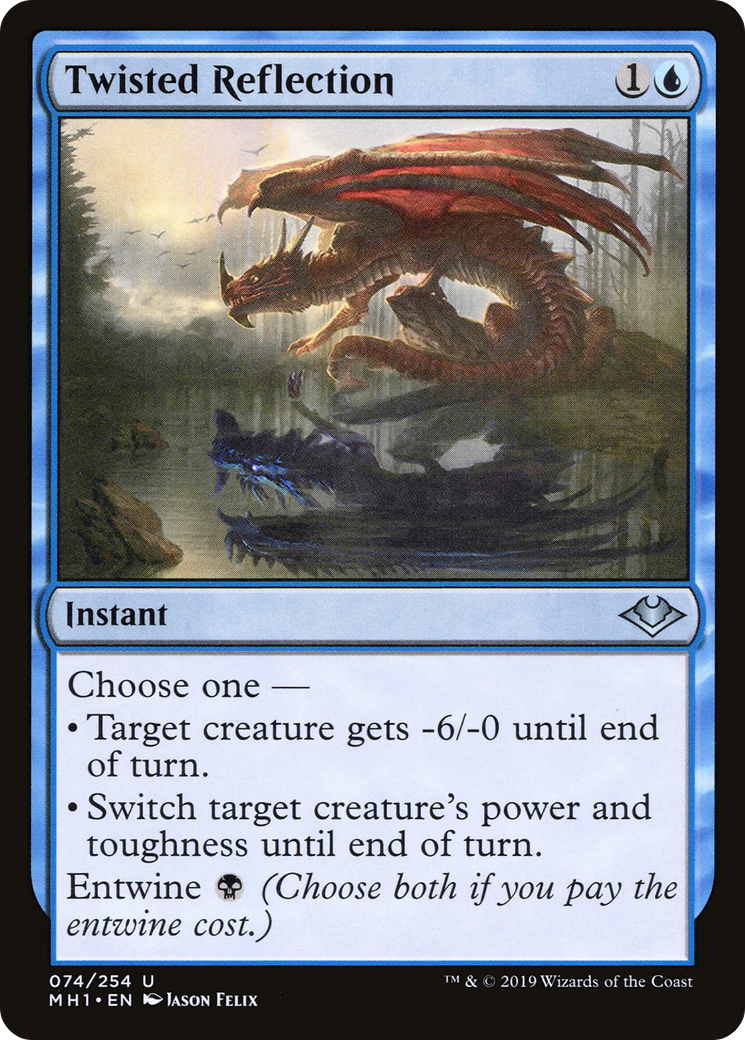 Twisted Reflection (MH1-074) [Modern Horizons] Foil