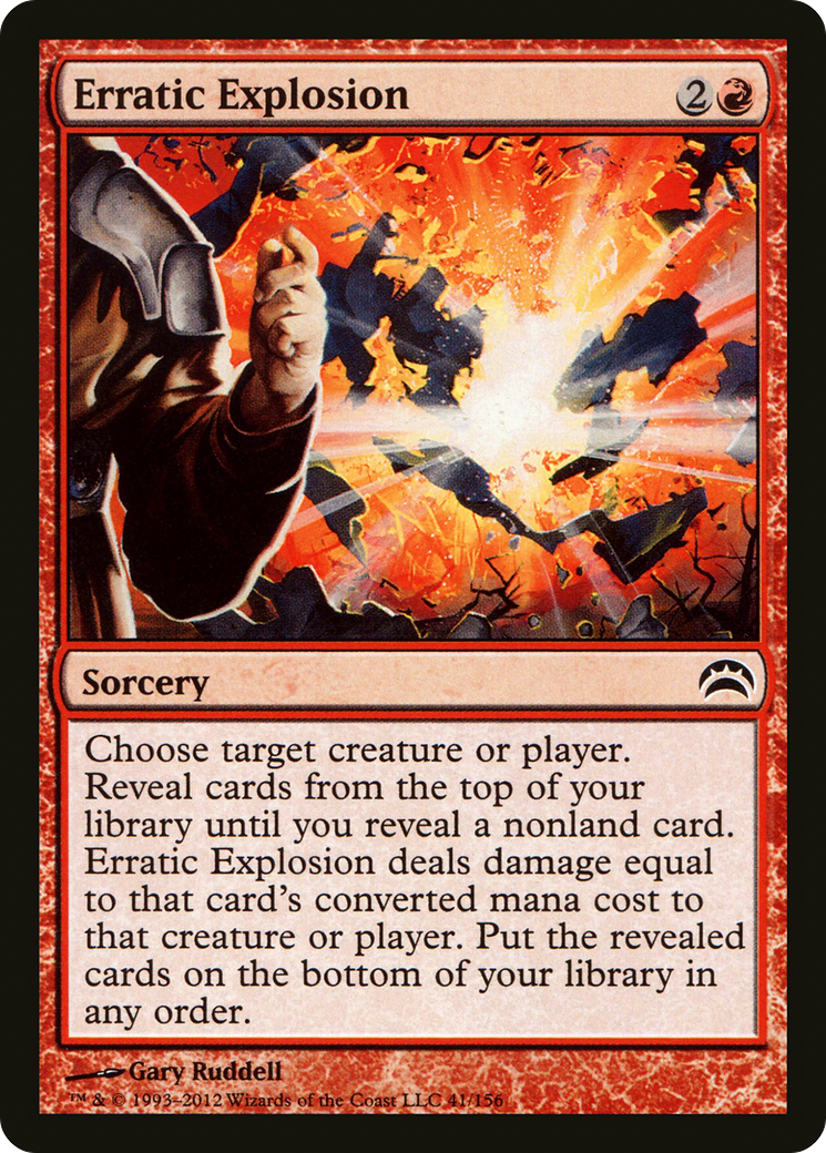 Erratic Explosion (PC2-041) [Planechase 2012]