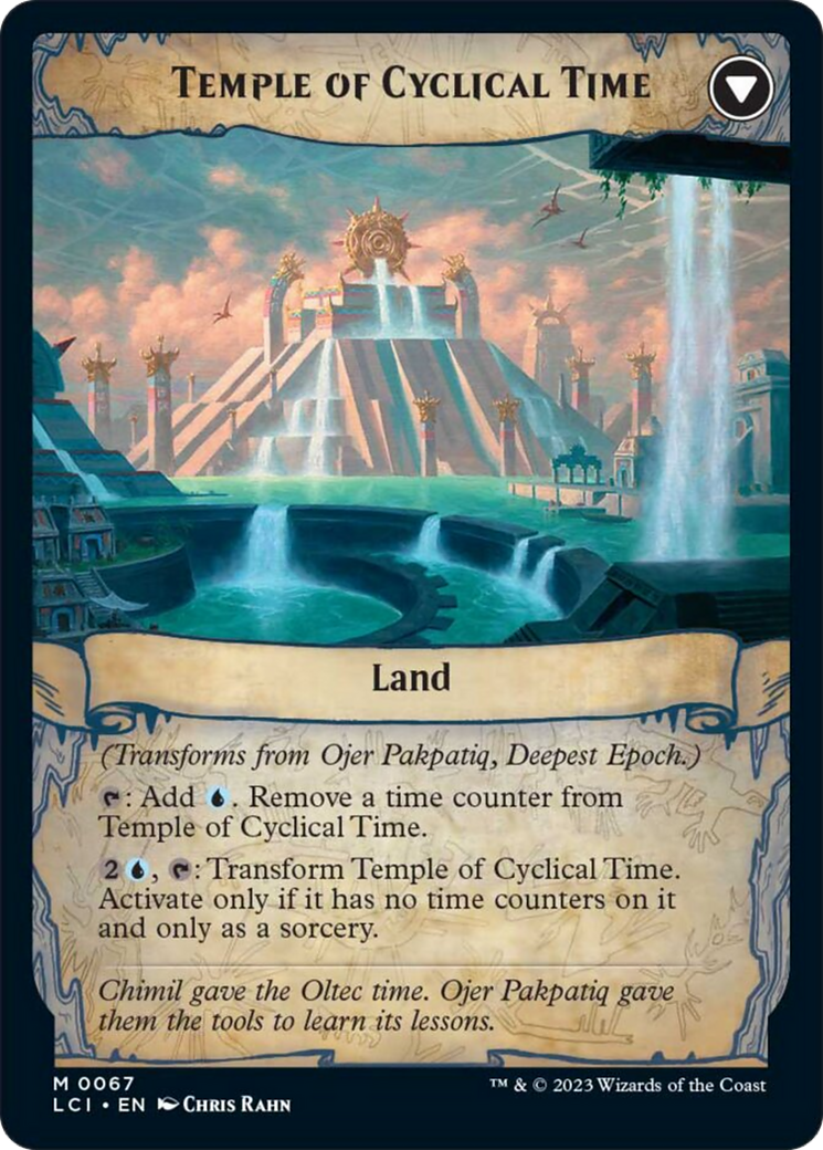 Ojer Pakpatiq, Deepest Epoch // Temple of Cyclical Time (LCI-067) [The Lost Caverns of Ixalan] Foil