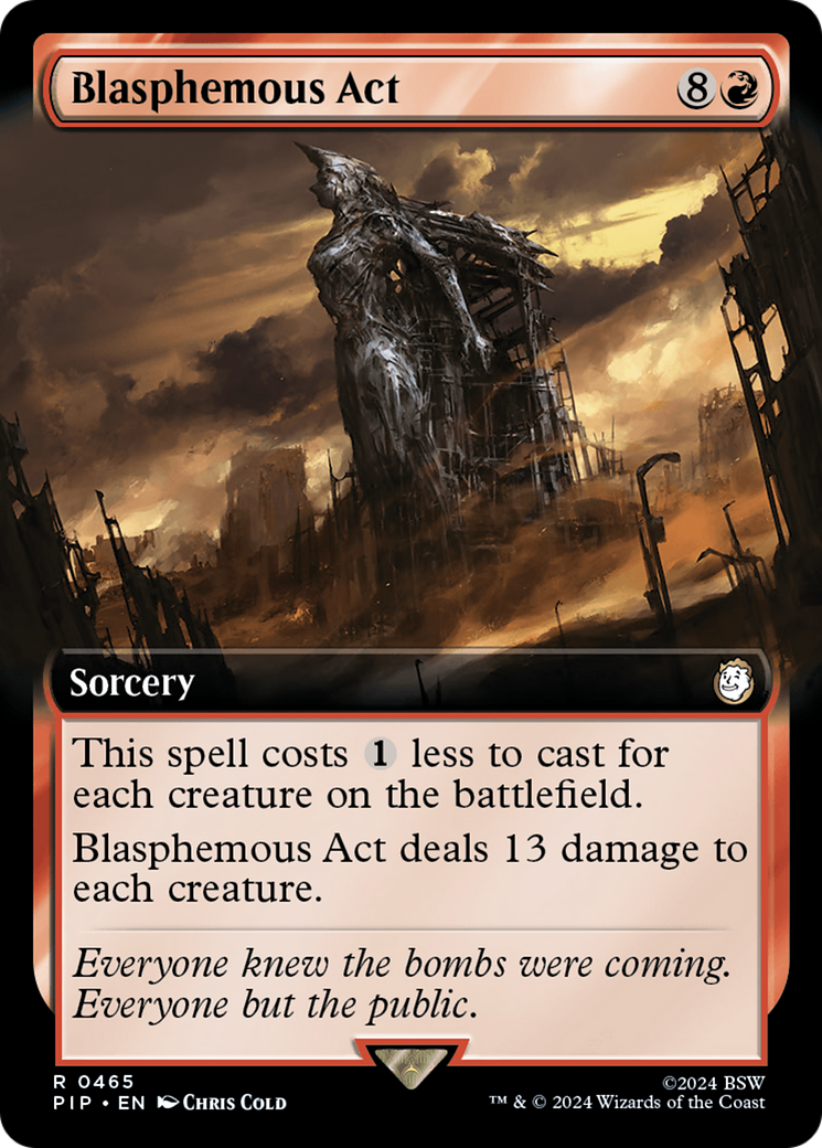 Blasphemous Act (PIP-465) [Fallout]: (Extended Art)