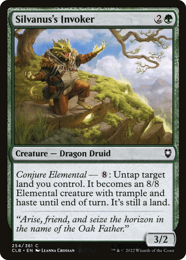 Silvanus's Invoker (CLB-254) [Commander Legends: Battle for Baldur's Gate]