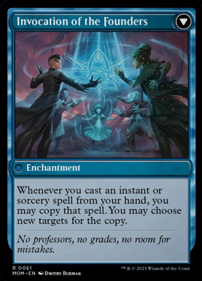 Invasion of Arcavios // Invocation of the Founders (MOM-061) [March of the Machine] Foil