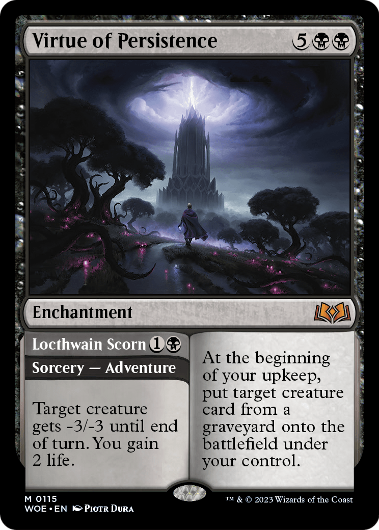 Virtue of Persistence (WOE-115) [Wilds of Eldraine] Foil