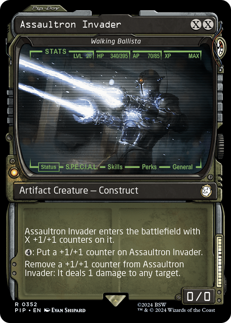 Walking Ballista (PIP-352) [Fallout] / Assaultron Invader: (Showcase) Foil