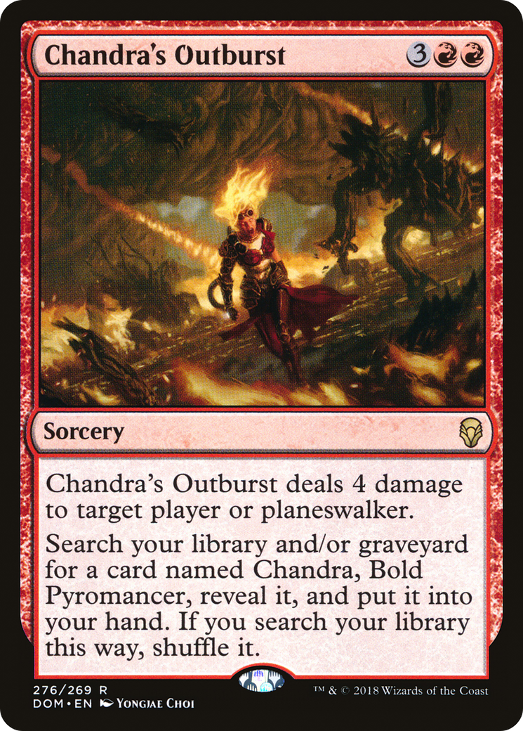 Chandra's Outburst (DOM-276) [Dominaria]