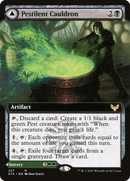 Pestilent Cauldron (Extended Art) (STX-327) [Strixhaven: School of Mages]