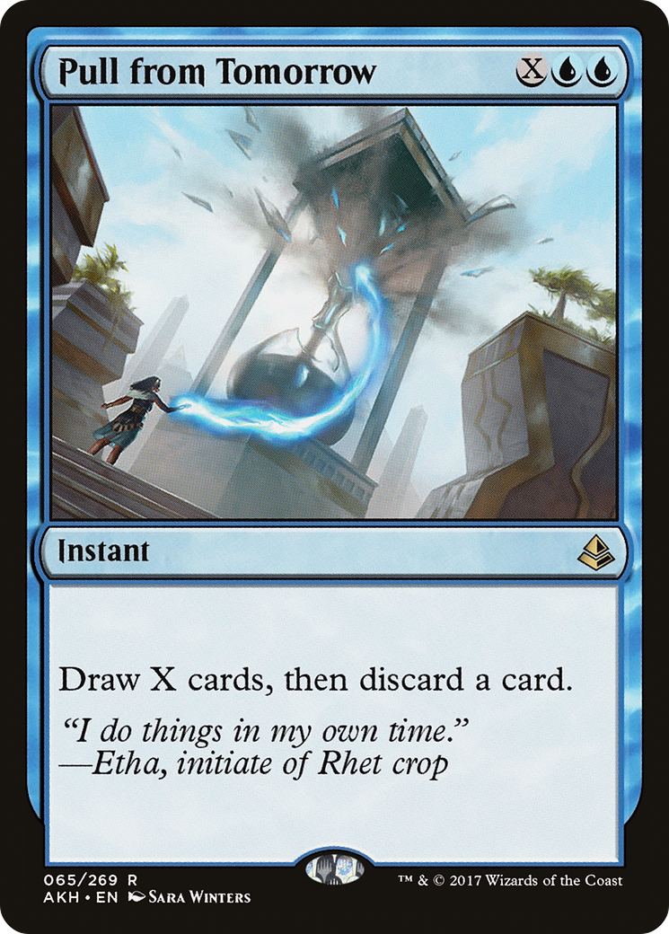 Pull from Tomorrow (AKH-065) [Amonkhet] Foil