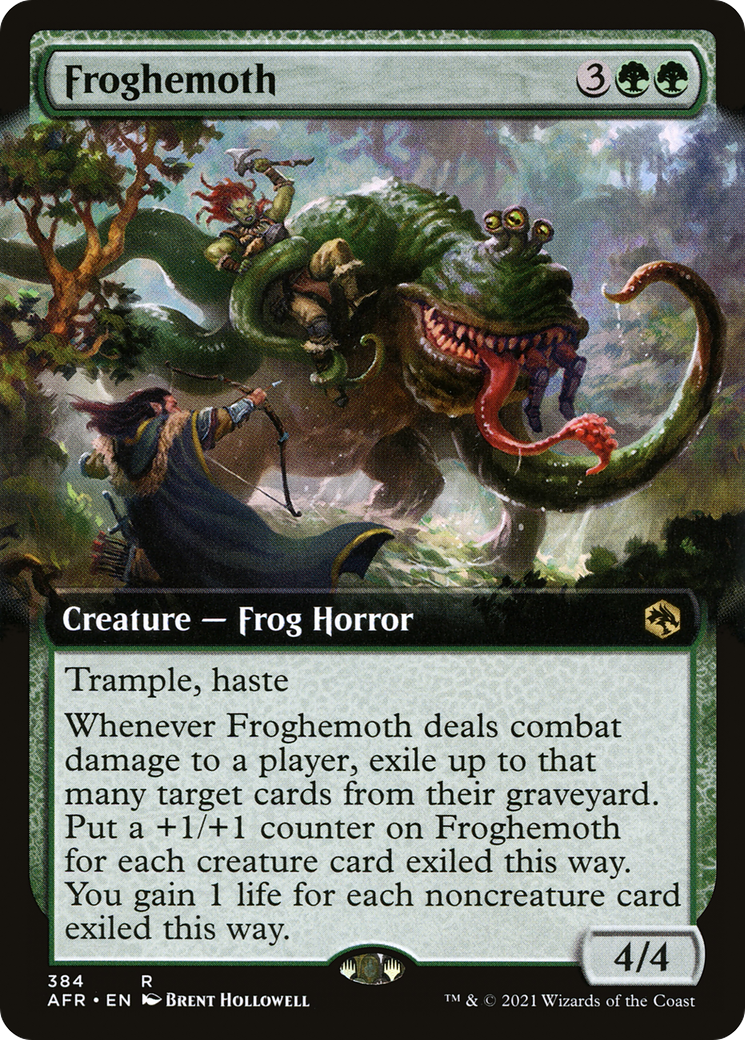 Froghemoth (AFR-384) [Adventures in the Forgotten Realms]: (Extended Art) Foil
