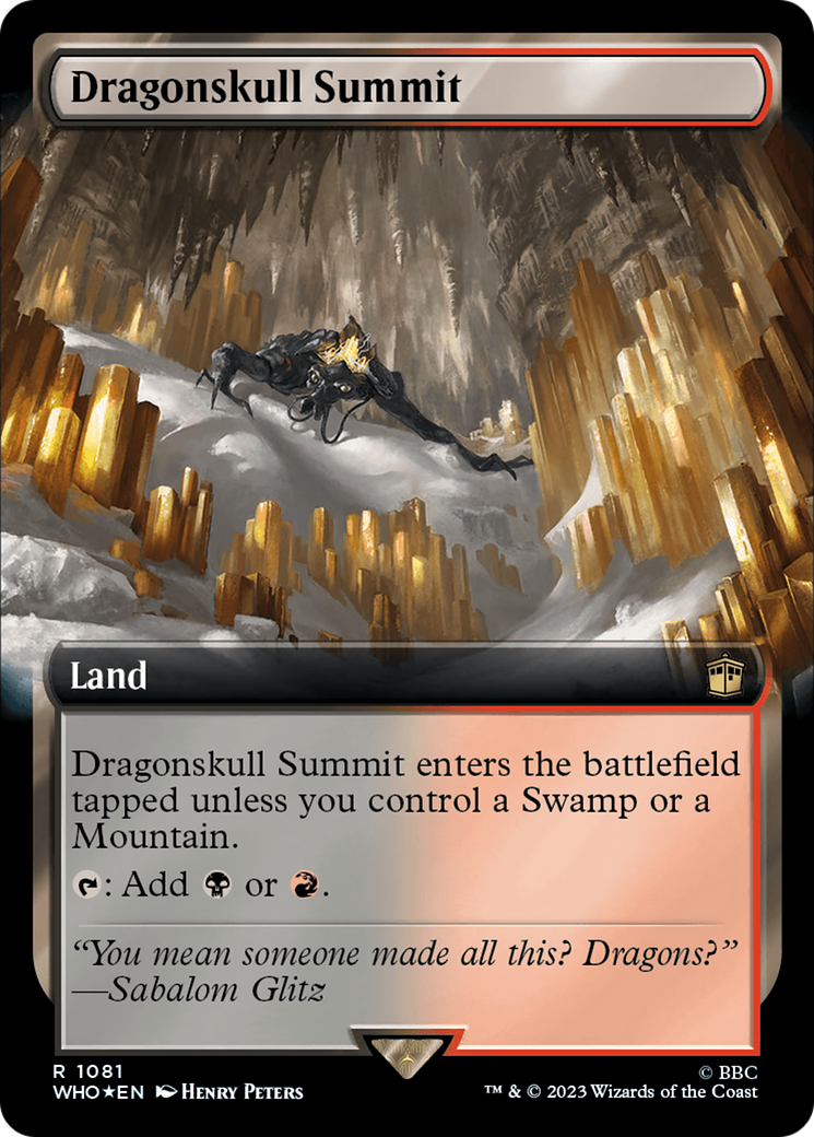 Dragonskull Summit (WHO-1081) [Doctor Who]: (Extended Art) Foil