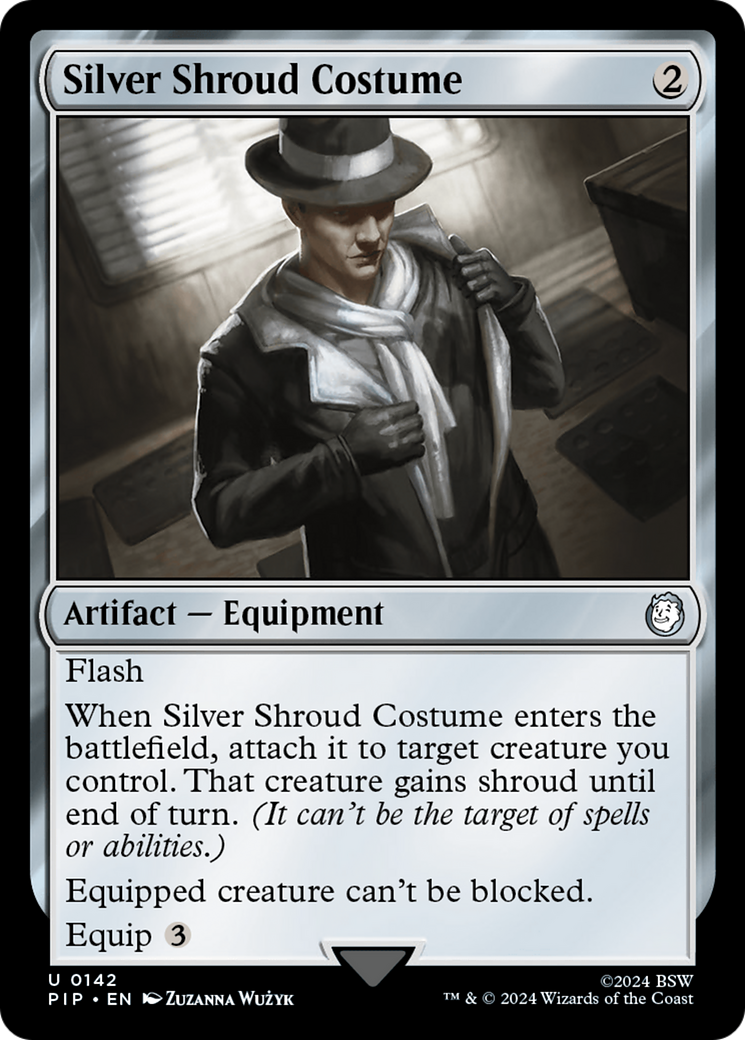 Silver Shroud Costume (PIP-142) [Fallout]