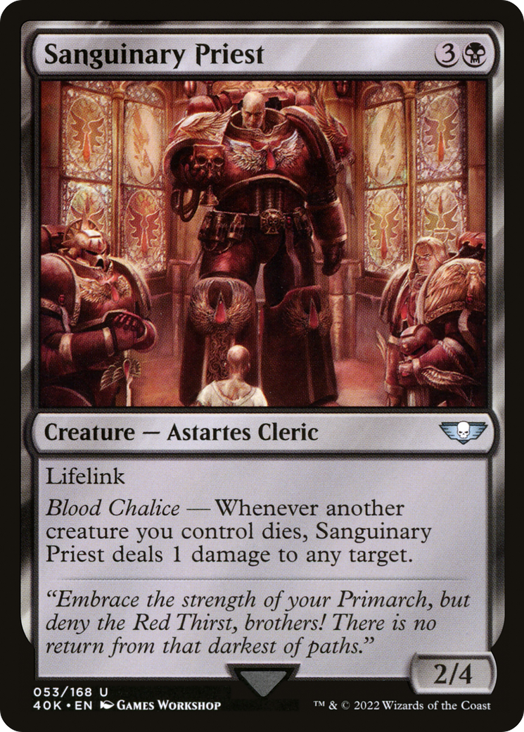 Sanguinary Priest (40K-053) [Warhammer 40,000 Commander]