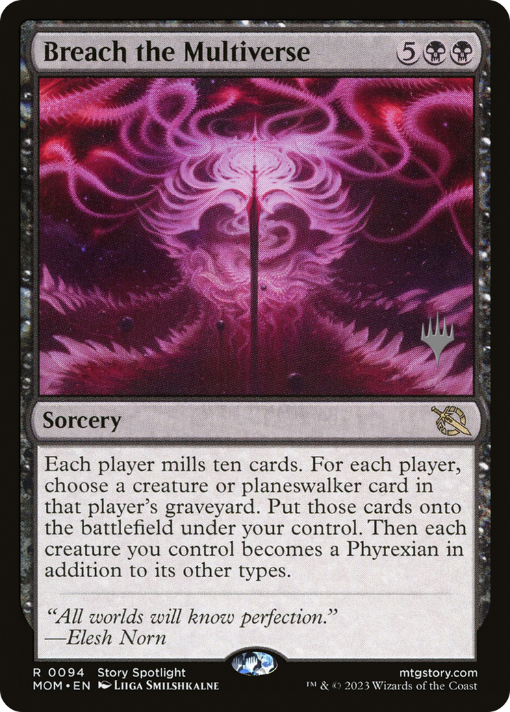 Breach the Multiverse (PPMOM-94P) [March of the Machine Promos]