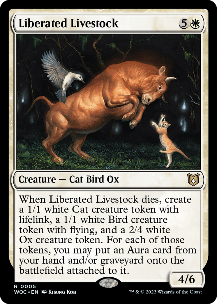 Liberated Livestock (WOC-005) [Wilds of Eldraine Commander]