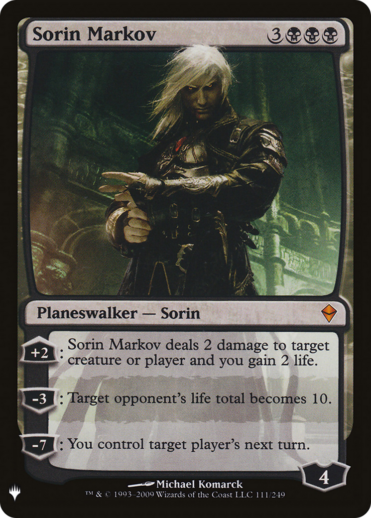 Sorin Markov (ZEN) (LIST-ZEN-111) [The List]
