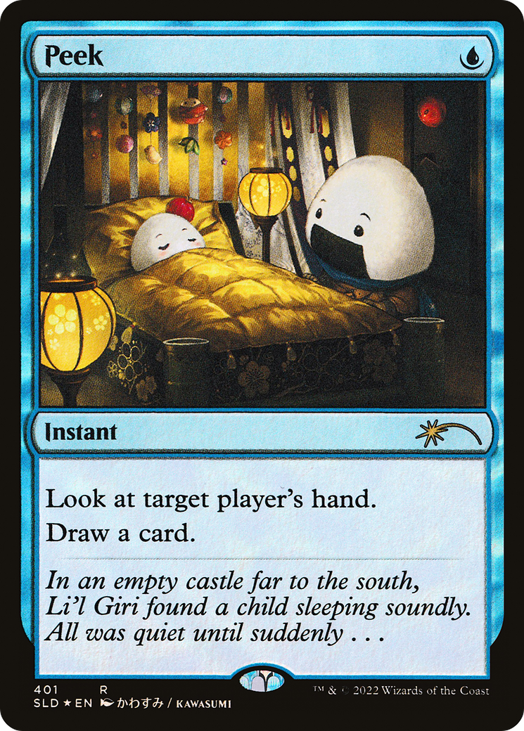 Peek (SLD-401) [Secret Lair Drop] Foil