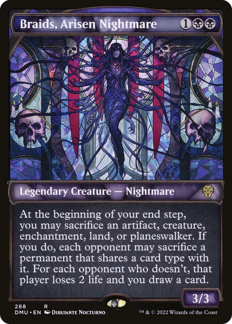 Braids, Arisen Nightmare (Showcase) (DMU-288) [Dominaria United]