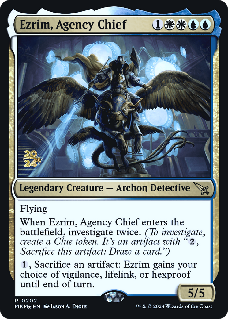 Ezrim, Agency Chief (PRE-202S) [Murders at Karlov Manor Promos] Foil