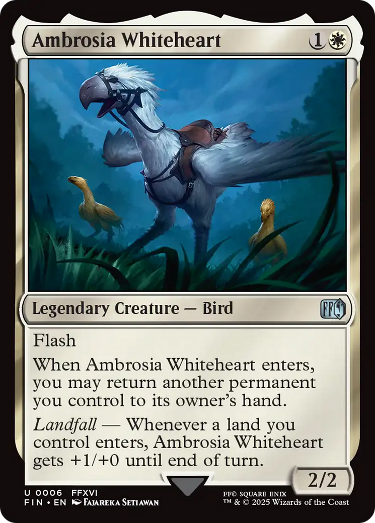 Ambrosia Whiteheart (FIN-006) [FINAL FANTASY] Foil