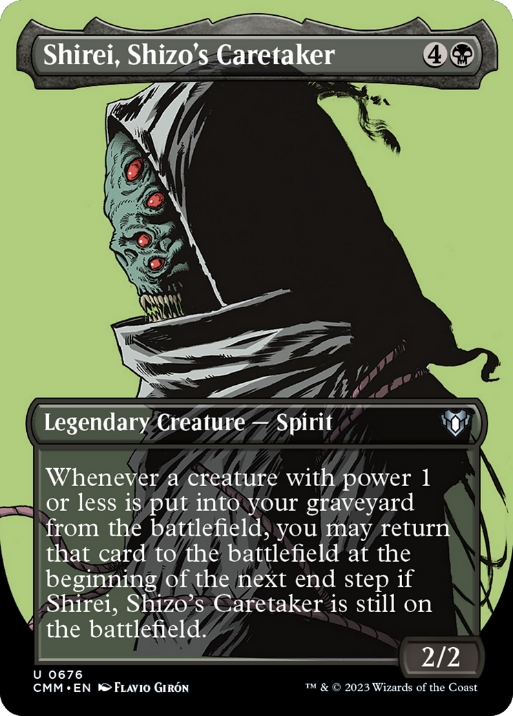 Shirei, Shizo's Caretaker (CMM-676) [Commander Masters] (Borderless) Foil