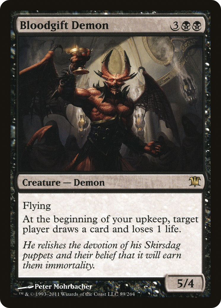 Bloodgift Demon (ISD-089) [Innistrad] Foil