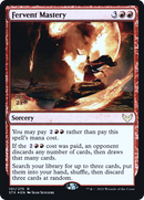 Fervent Mastery (PRE-101S) [Strixhaven: School of Mages Promos] Foil