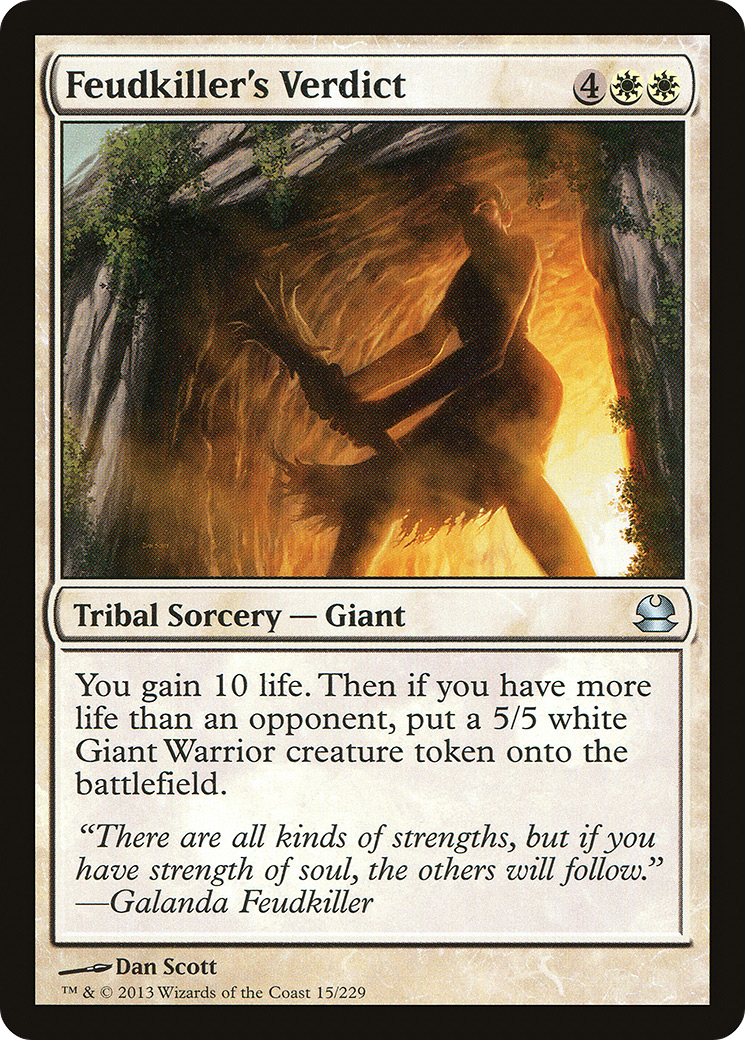 Feudkiller's Verdict (MMA-015) [Modern Masters] Foil