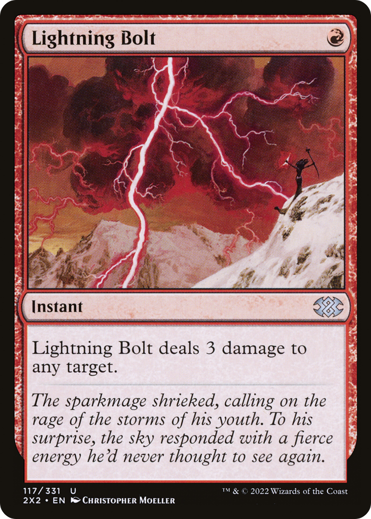 Lightning Bolt (2X2-117) [Double Masters 2022] Foil