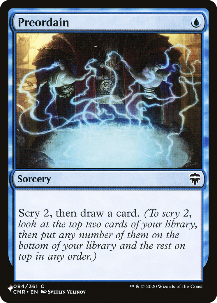 Preordain (CMR) (LIST-CMR-84) [The List]