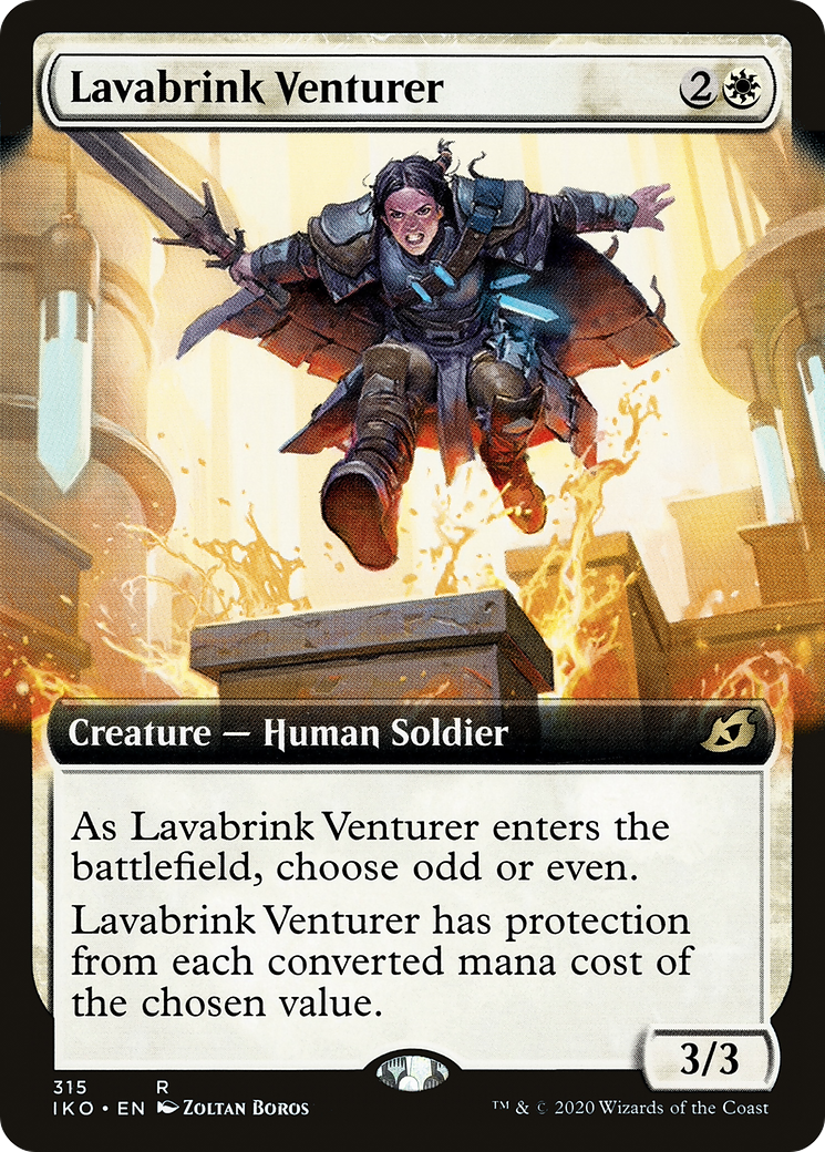 Lavabrink Venturer (IKO-315) [Ikoria: Lair of Behemoths]: (Extended Art)