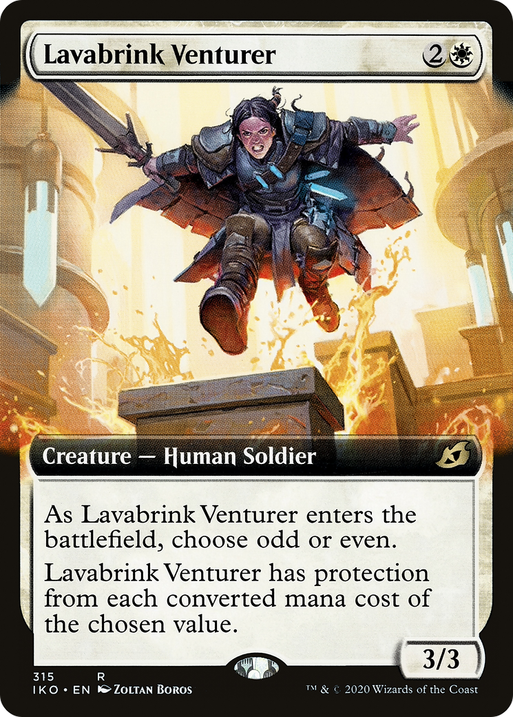 Lavabrink Venturer (Extended Art) (IKO-315) [Ikoria: Lair of Behemoths]