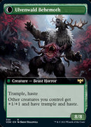 Ulvenwald Oddity // Ulvenwald Behemoth (VOW-394) [Innistrad: Crimson Vow]: (Extended Art, Double Faced Transform) Foil
