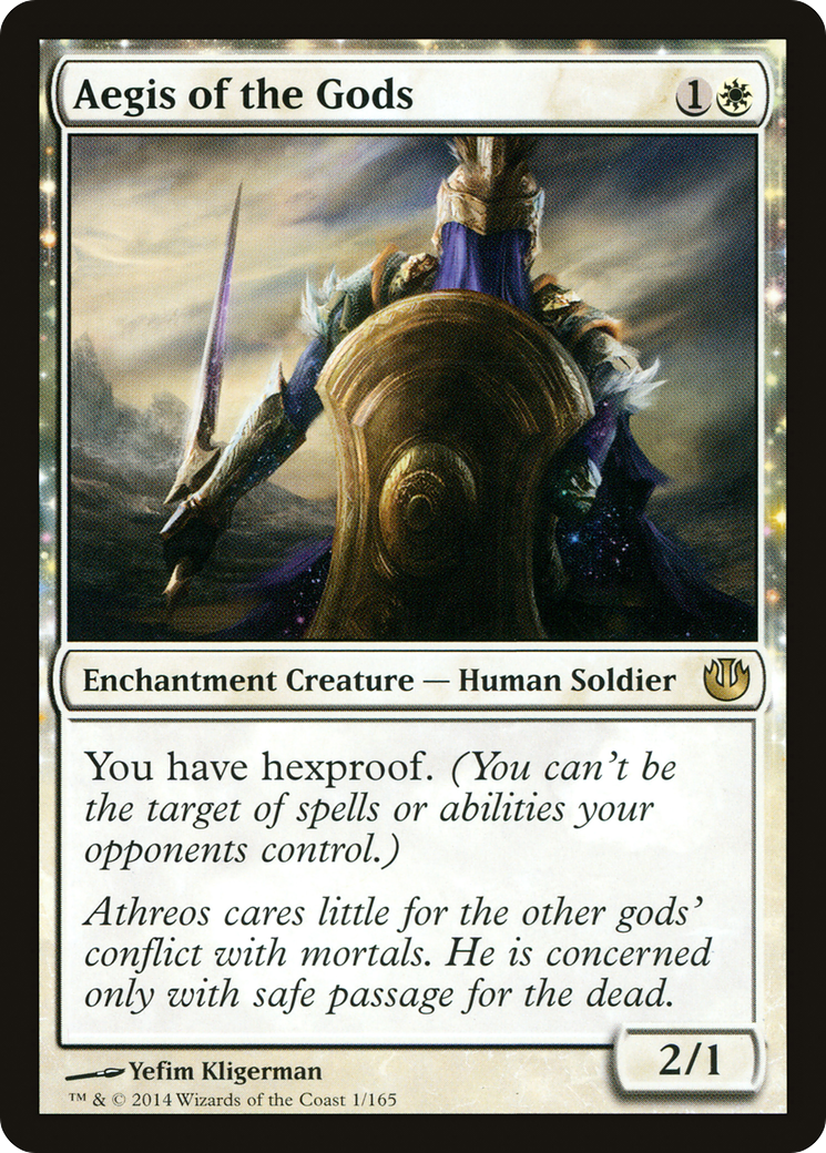 Aegis of the Gods (JOU-001) [Journey into Nyx]: (enchantment) Foil