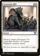 Generous Gift (NEC-084) [Neon Dynasty Commander]