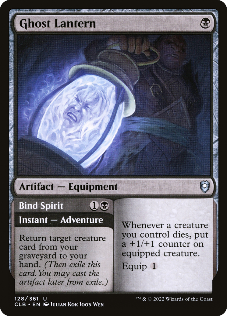 Ghost Lantern // Bind Spirit (CLB-128) [Commander Legends: Battle for Baldur's Gate]