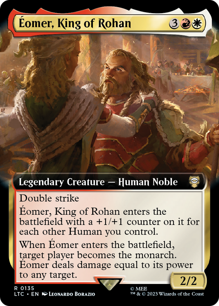 Éomer, King of Rohan (LTC-135) [Tales of Middle-earth Commander]: (Extended Art)