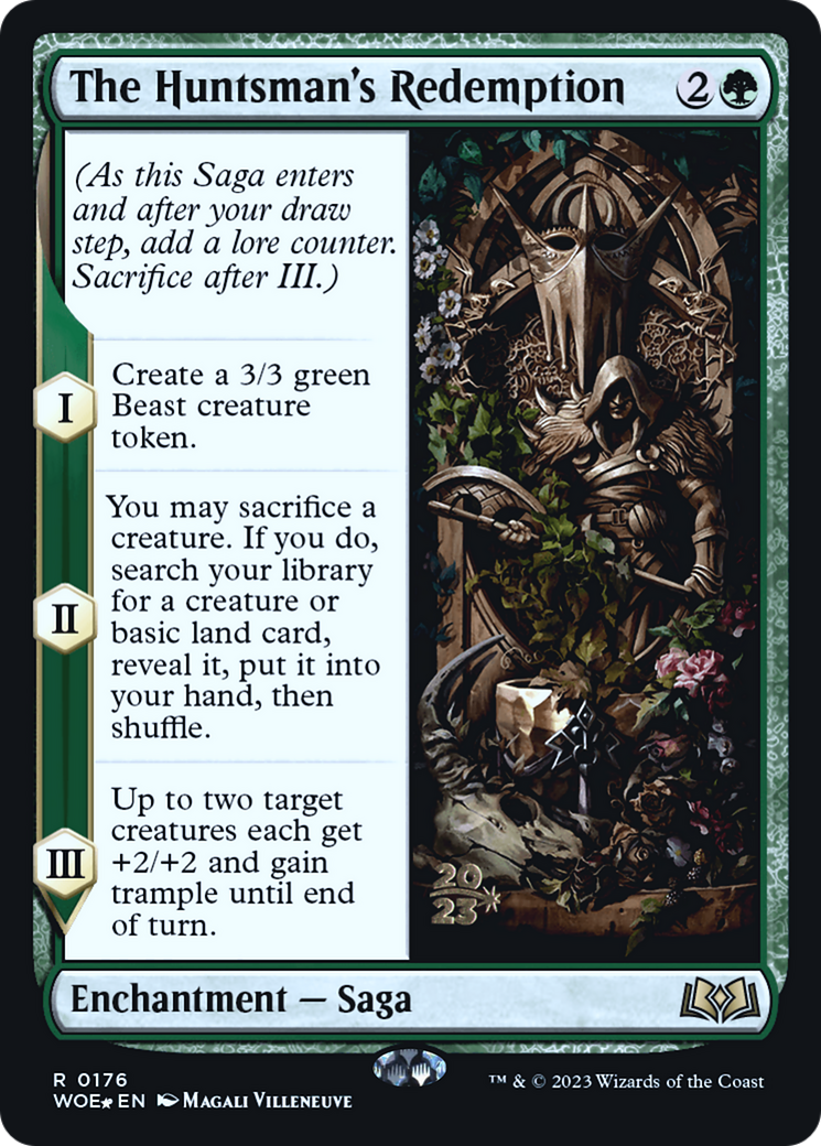 The Huntsman's Redemption (PRE-176S) [Wilds of Eldraine Promos] Foil