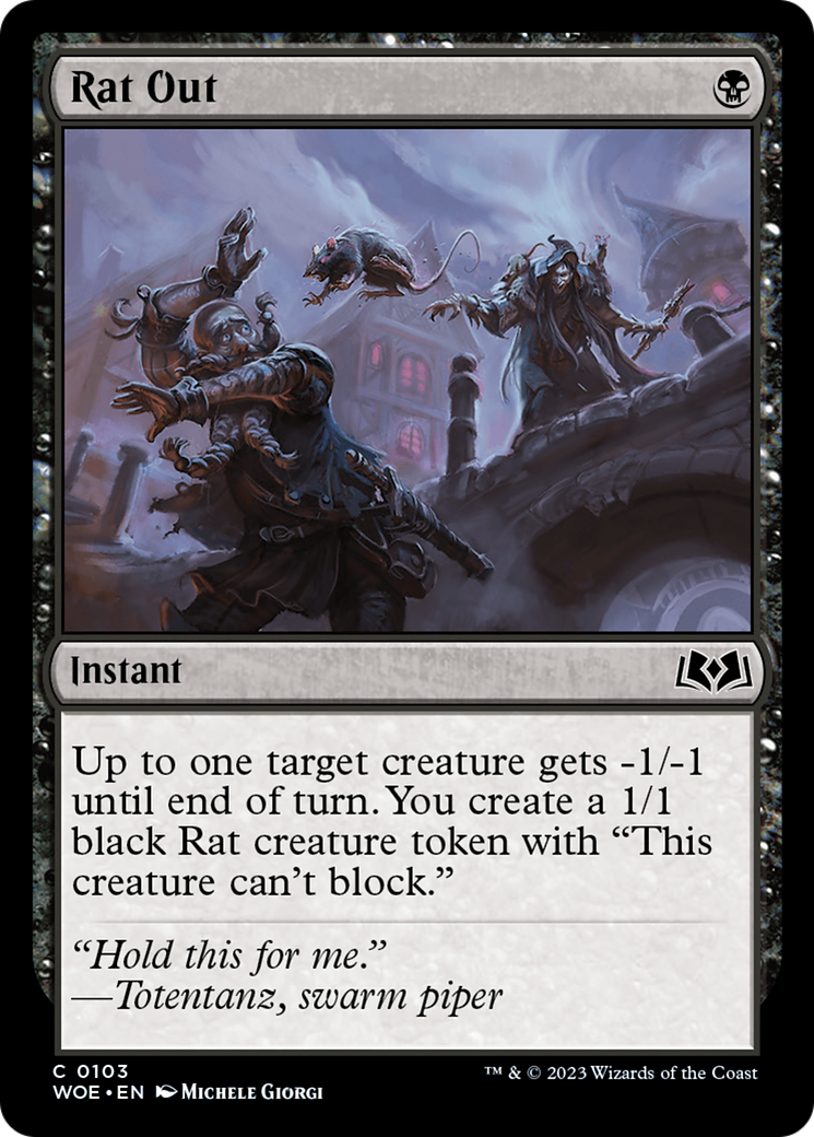 Rat Out (WOE-103) [Wilds of Eldraine]